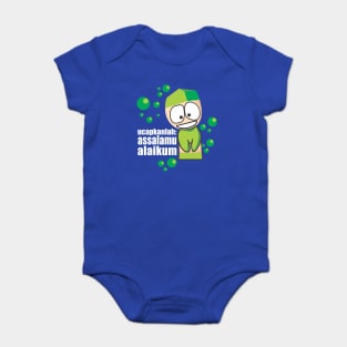 Moslem Boy Indonesian Say Salam Baby Bodysuit